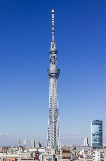 세계 최고 높이(634m)를 자랑하는 일본 도쿄 스카이트리(Skytree)