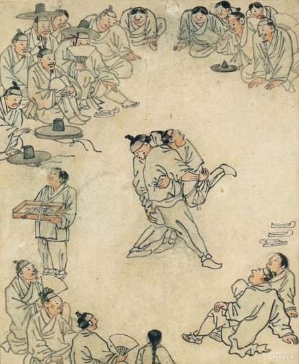바씨름 장면